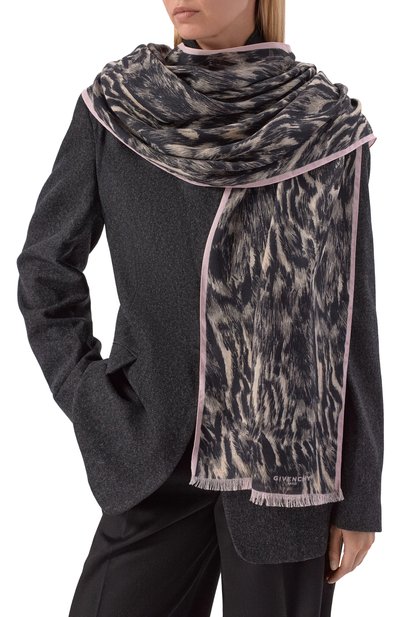 Шарф из шерсти и шелка GIVENCHY, арт. 710009762, фото 2