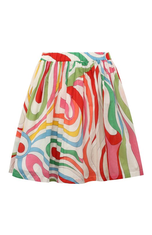 

Хлопковая юбка Emilio Pucci, Разноцветный