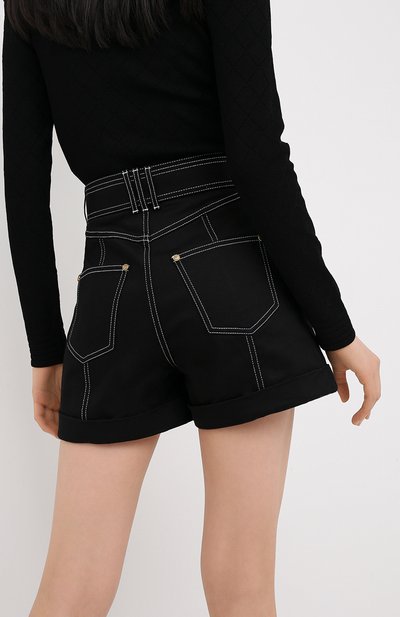 Джинсовые шорты BALMAIN, арт. UF15394/D022, фото 4