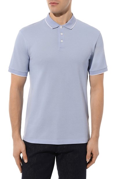 Хлопковое поло GIORGIO ARMANI, арт. 3KSF75/SJMZZ, фото 3