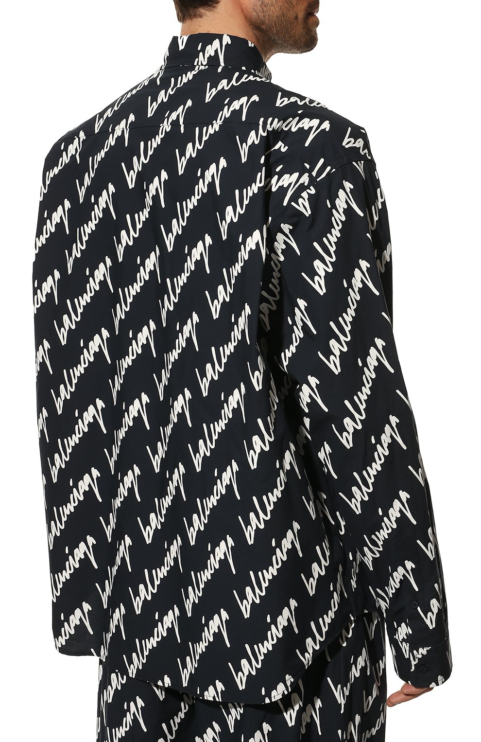 Хлопковая рубашка BALENCIAGA, арт. 662983/TLLJ4, фото 4