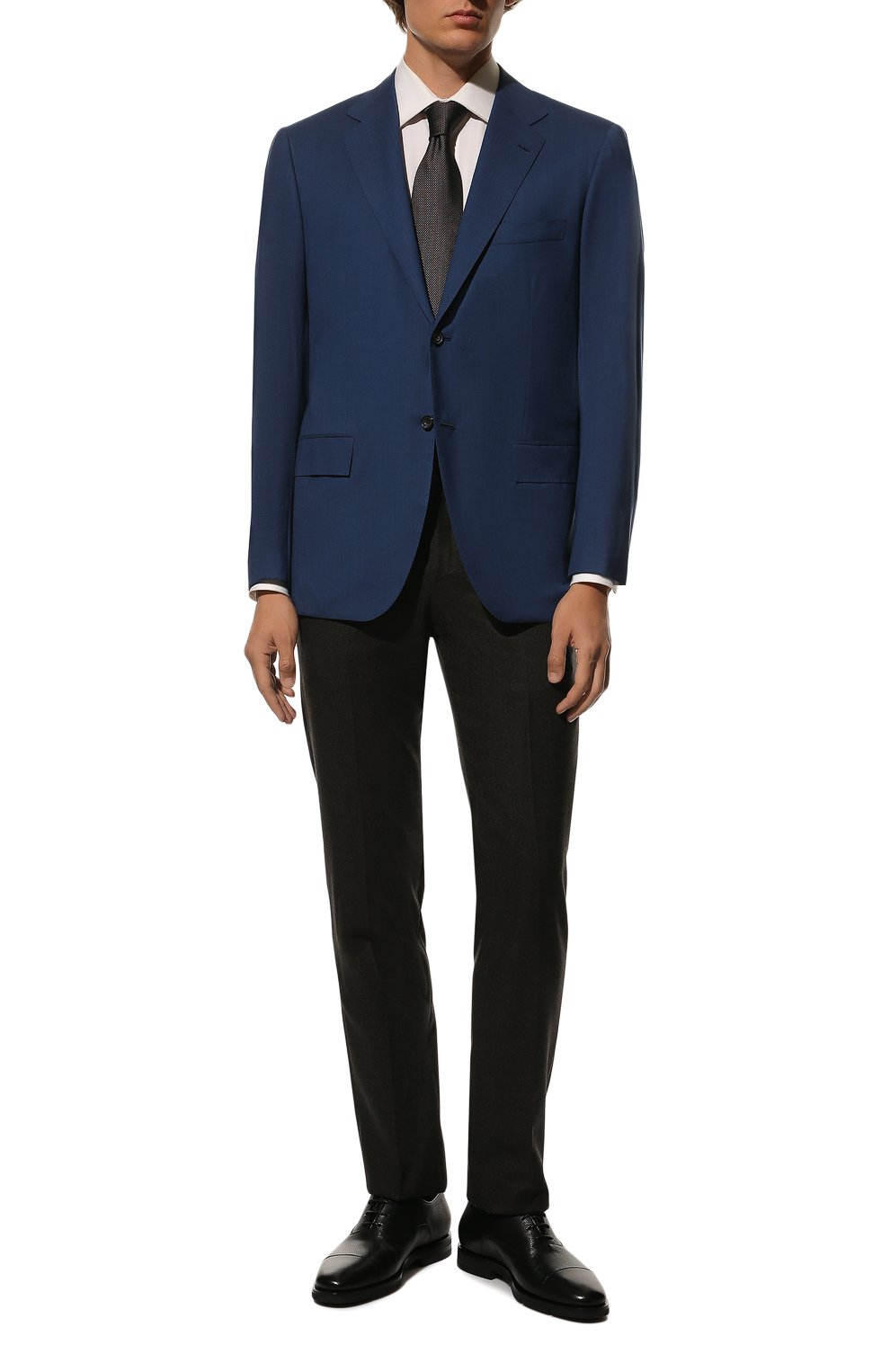 Кожаные оксфорды carlos SANTONI, арт. MCNG17756PI2BSDSN01, фото 2