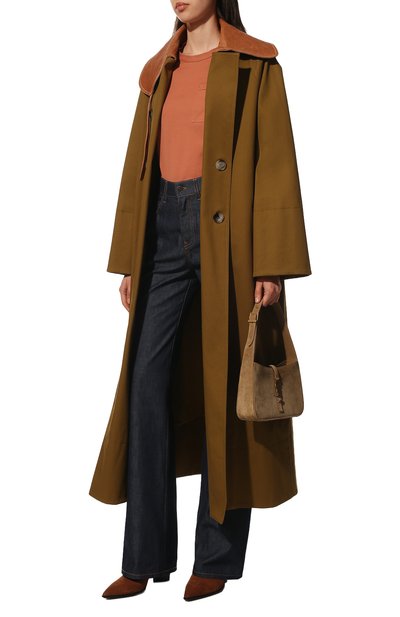Хлопковая футболка BRUNELLO CUCINELLI оранжевого цвета по цене 68950 руб., арт. MPA45BK400, фото 2 Хлопковая футболка BRUNELLO CUCINELLI, арт. MPA45BK400, фото 2