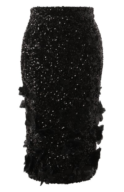 Женская юбка с отделкой пайетками N21, арт. C012/5199