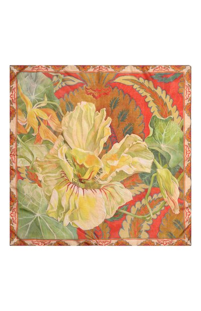 Шелковый платок настурция GOURJI, арт. T21NS7R/1, фото 4