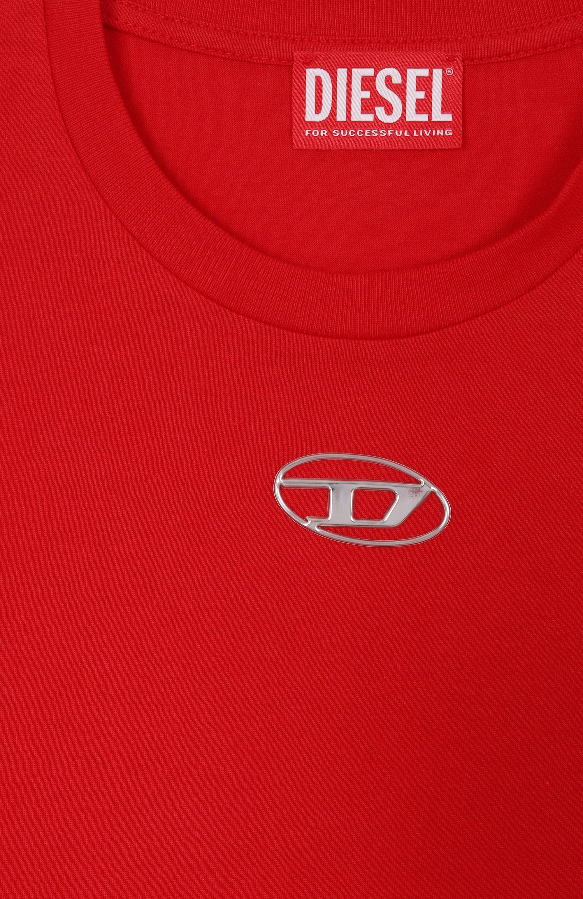 Хлопковая футболка DIESEL, арт. J02022/00YI9, фото 3