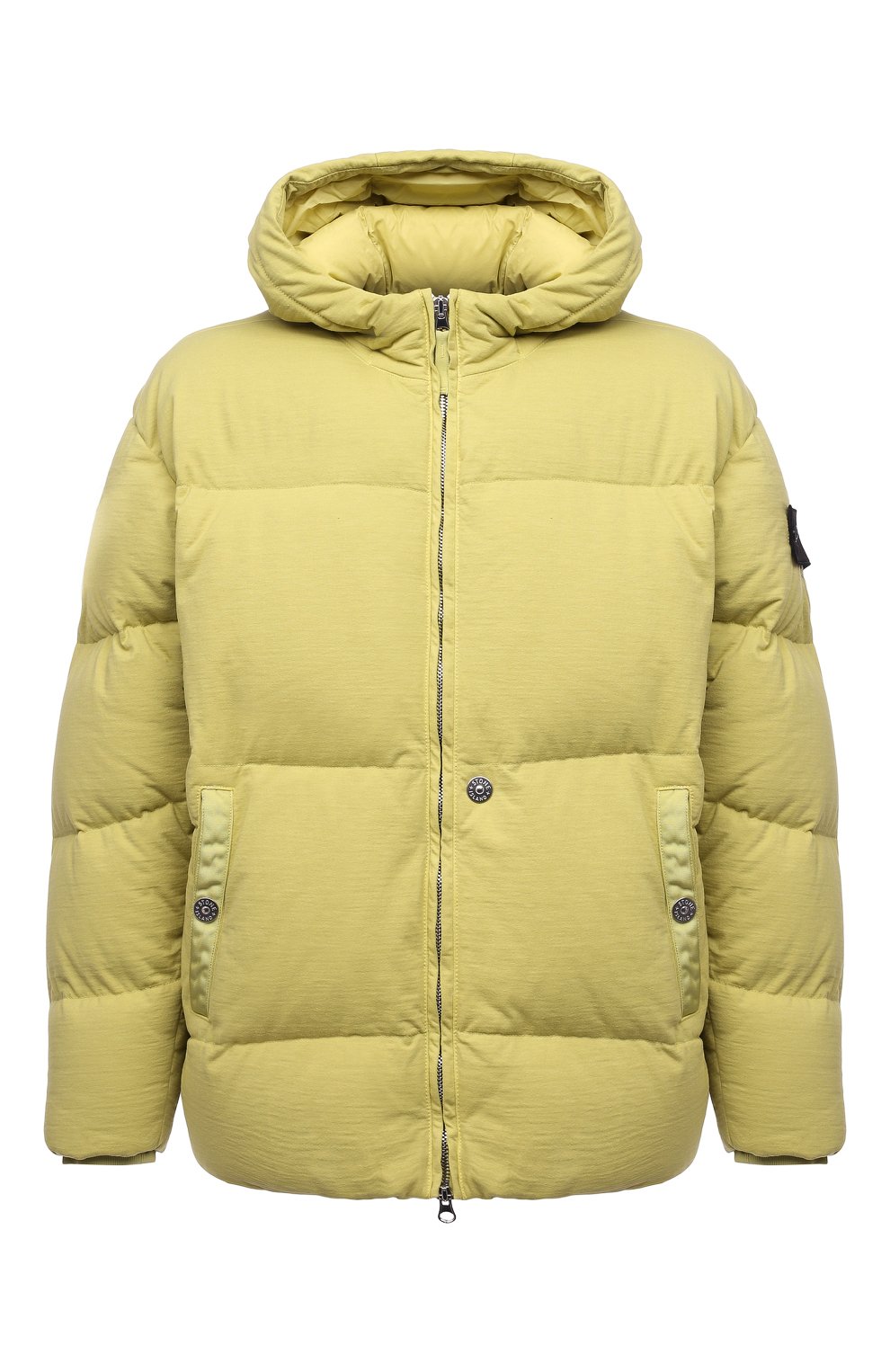 Пуховик STONE ISLAND SHADOW PROJECT желтого цвета по цене 168500 руб., арт. 751940103, фото 1 Пуховик STONE ISLAND SHADOW PROJECT, арт. 751940103, фото 1