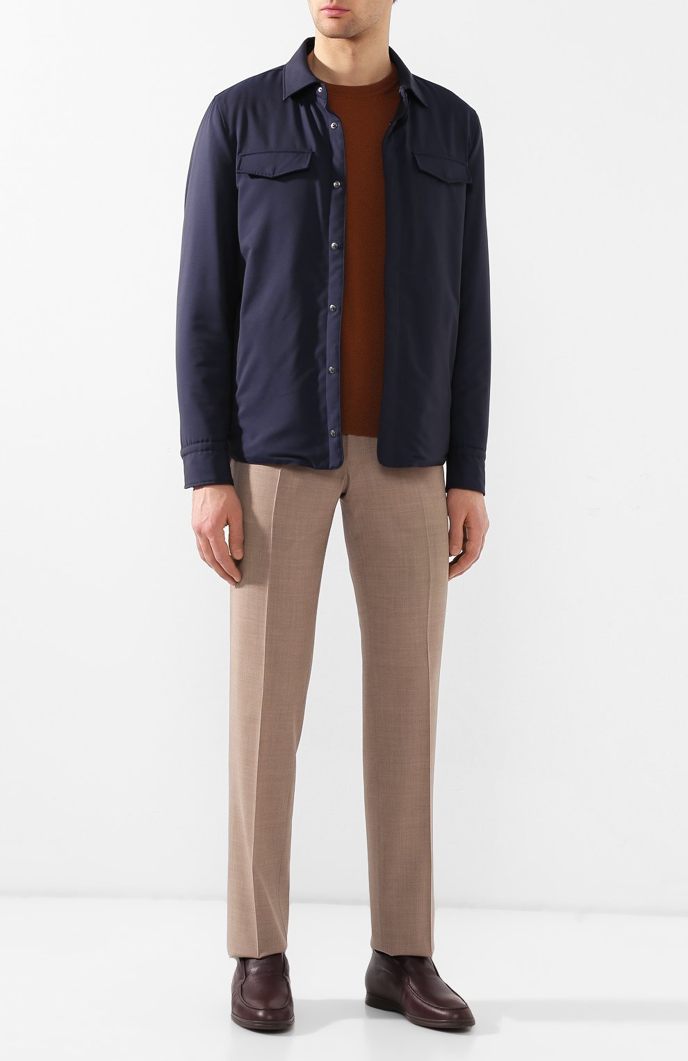 Кожаные ботинки open walk  с внутренней меховой отделкой LORO PIANA, арт. FAI5538, фото 2