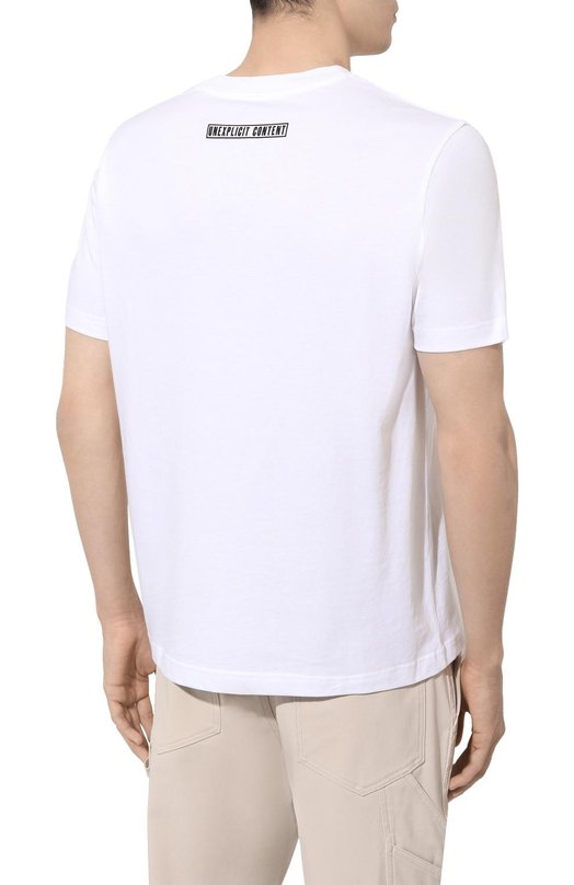 Хлопковая футболка A.P.C. C0EI0H26339AAB Белый  C0EI0H26339AAB Фото 4