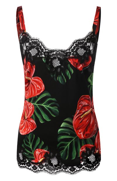 Женская шелковая майка DOLCE & GABBANA, арт. 07A00T/FSA0A