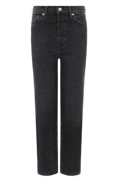 Женские джинсы the 70s RE/DONE, арт. 165-3WSTV27/FADED C0AL WITH RIPS