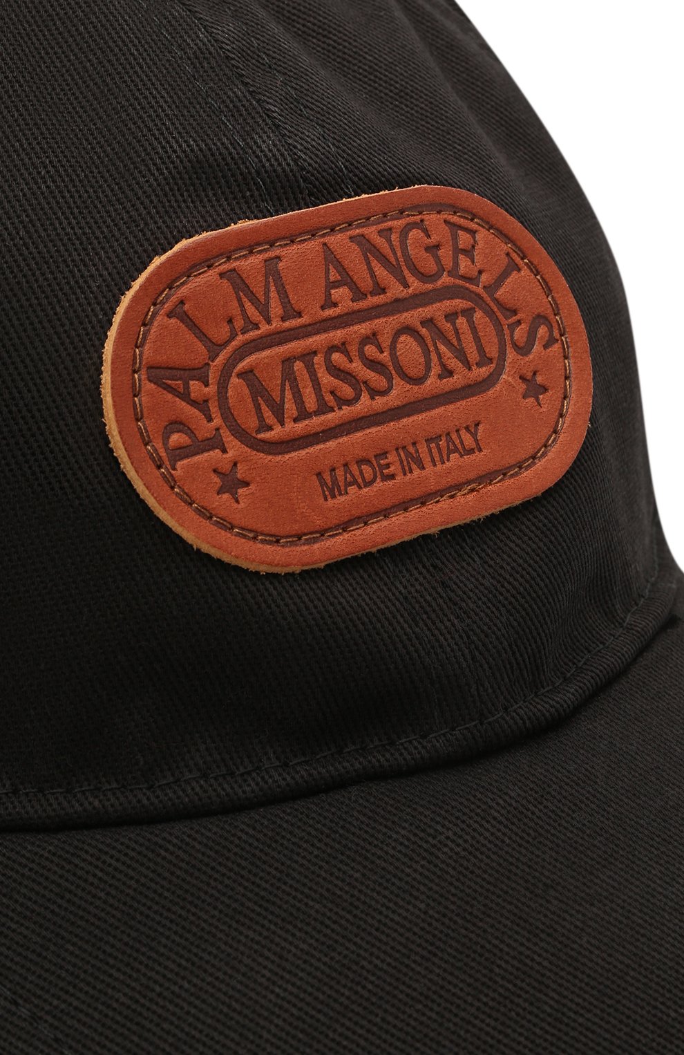 Хлопковая бейсболка palm angels x missoni PALM ANGELS черного цвета по цене 21950 руб., арт. PMLB043F21FAB0011084, фото 3 Хлопковая бейсболка palm angels x missoni PALM ANGELS, арт. PMLB043F21FAB0011084, фото 3