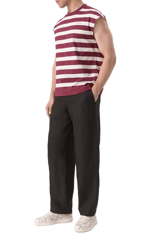 Текстильные кеды Terrace Burberry 8105902 Серый  8105902 Фото 2