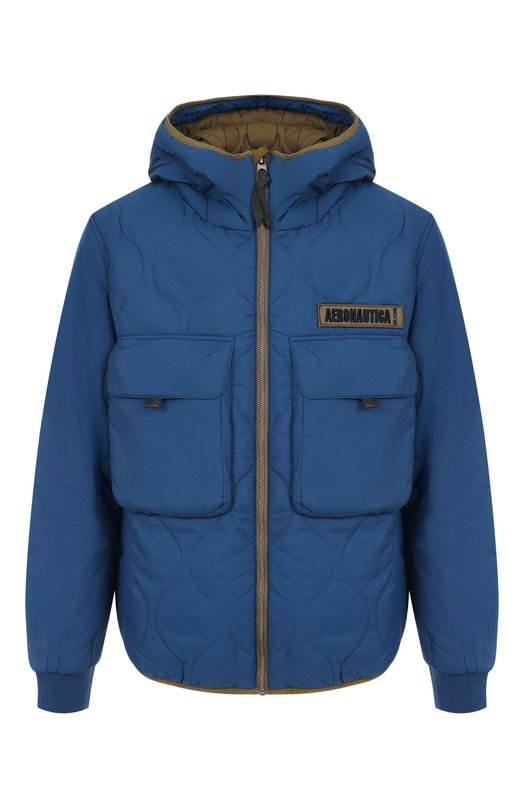 Утепленная куртка Aeronautica Militare AB3013UCT04211 Синий AB3013UCT04211
