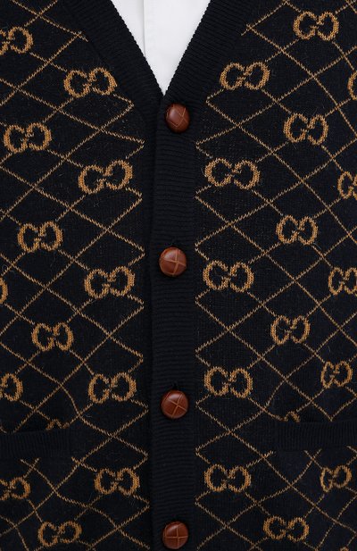 Шерстяной кардиган GUCCI, арт. 630396/XKBFB, фото 5