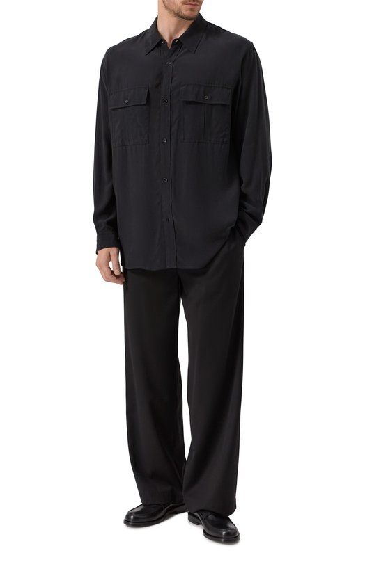 Шерстяные брюки Isabel Benenato UW32F25 Чёрный  UW32F25 Фото 2