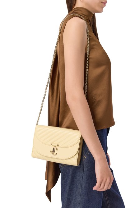 Женский клатч curve JIMMY CHOO, арт. AVN CURVE CLUTCH/HBU
