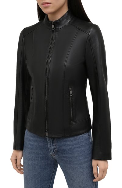 Кожаная куртка BOSS, арт. 50453173, фото 3