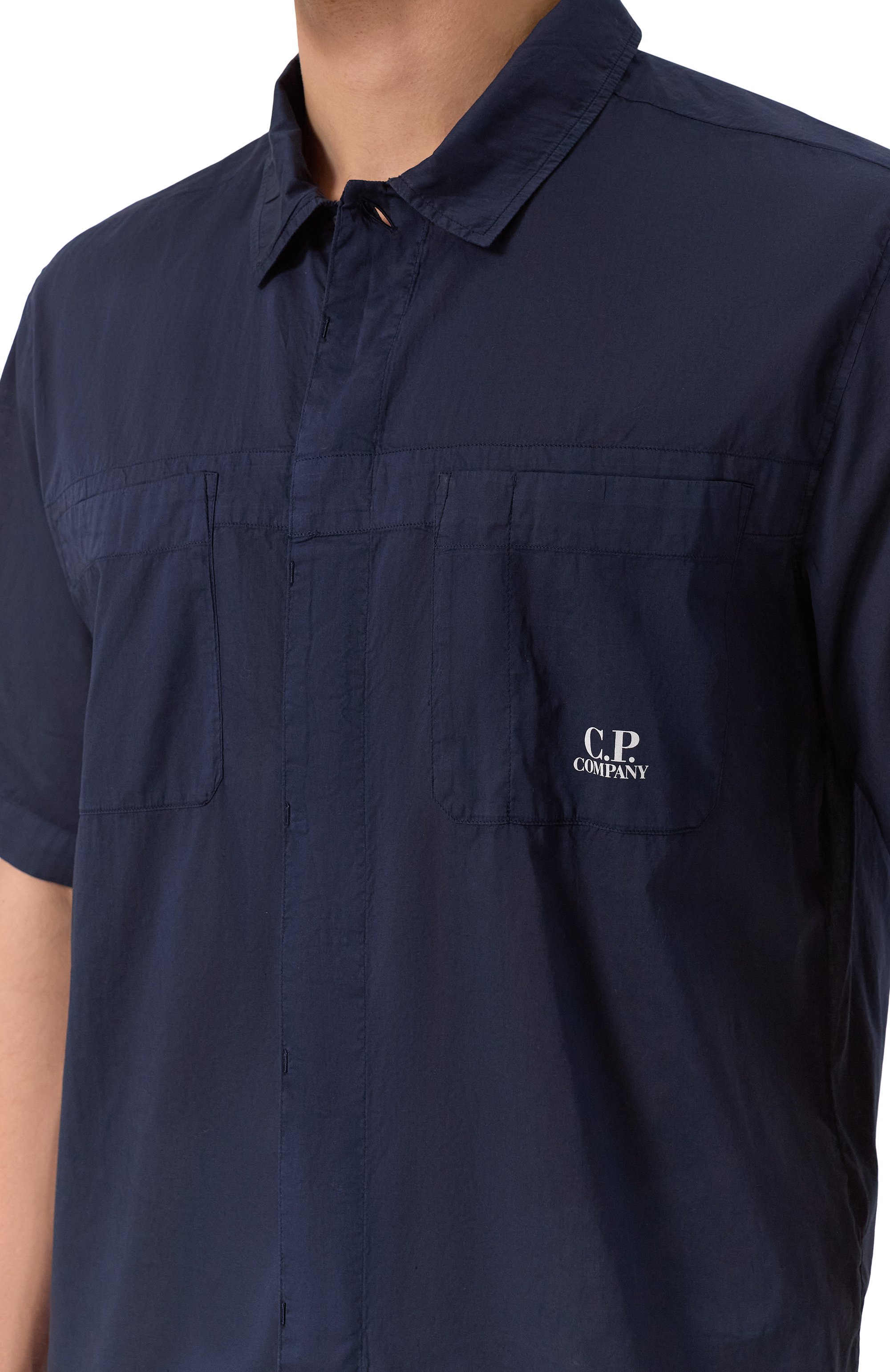 Хлопковая рубашка C.P. COMPANY, арт. 18CMSH247A110349G, фото 5