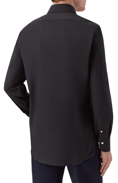 Хлопковая сорочка FINAMORE 1925 черного цвета по цене 44050 руб., арт. MILAN0/C0643, фото 4 Хлопковая сорочка FINAMORE 1925, арт. MILAN0/C0643, фото 4