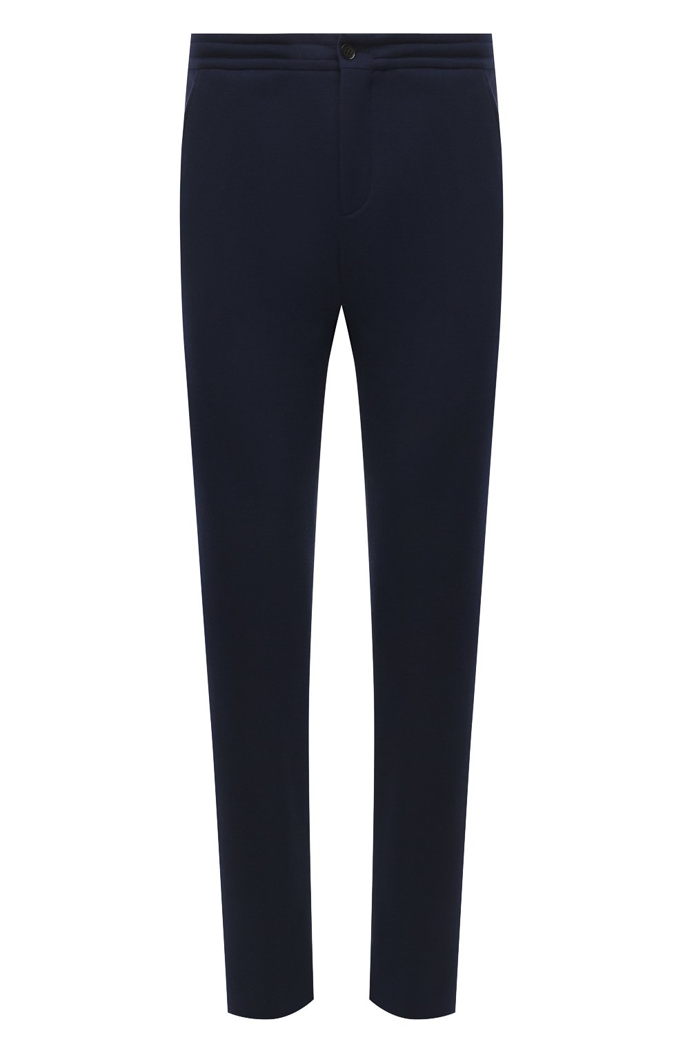 Шерстяные брюки ZEGNA темно-синего цвета по цене 93550 руб., арт. UVI17/TT11, фото 1 Шерстяные брюки ZEGNA, арт. UVI17/TT11, фото 1