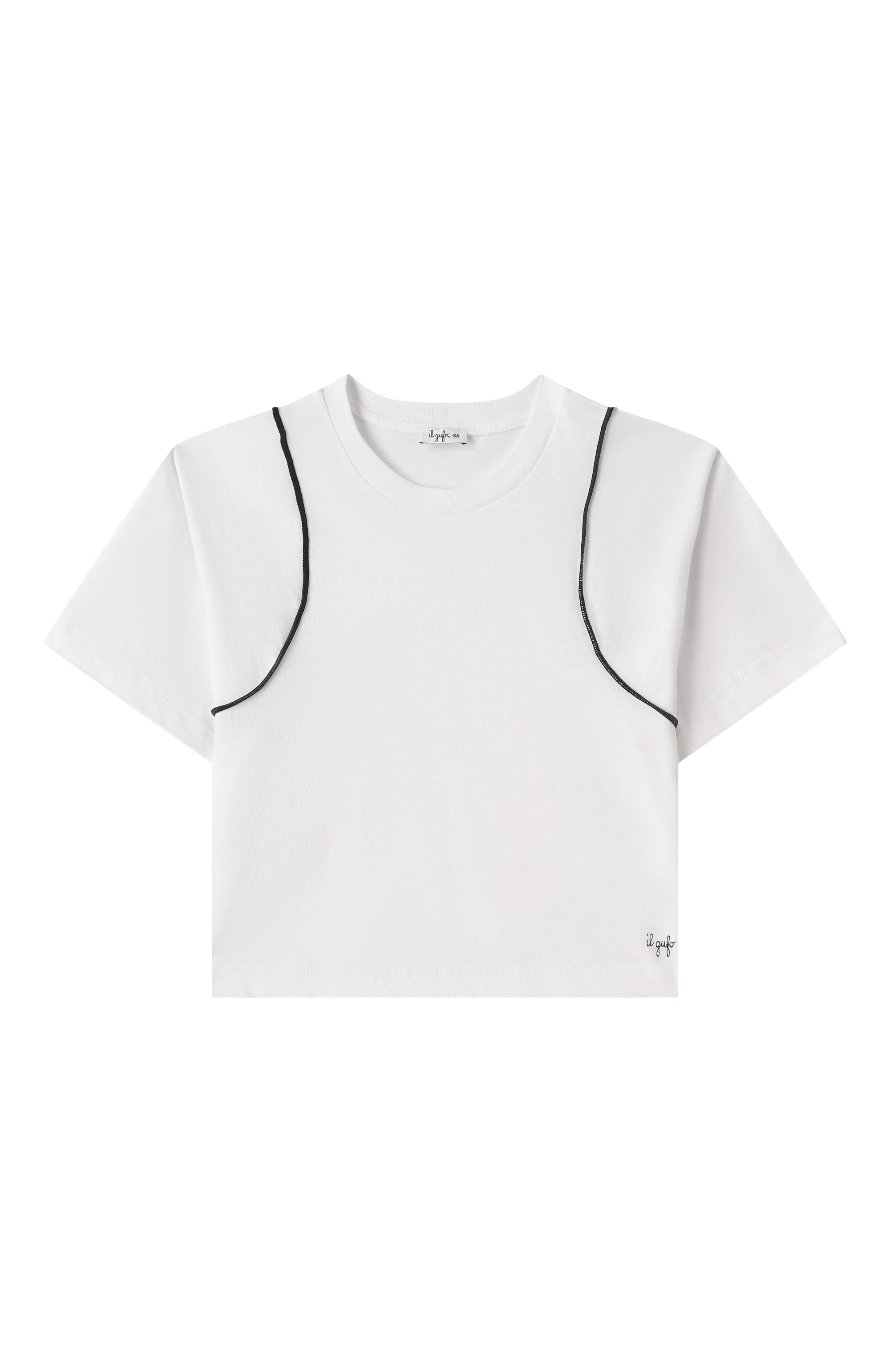 Хлопковая футболка IL GUFO, арт. P25TS466MF001/5A-8A, фото 1