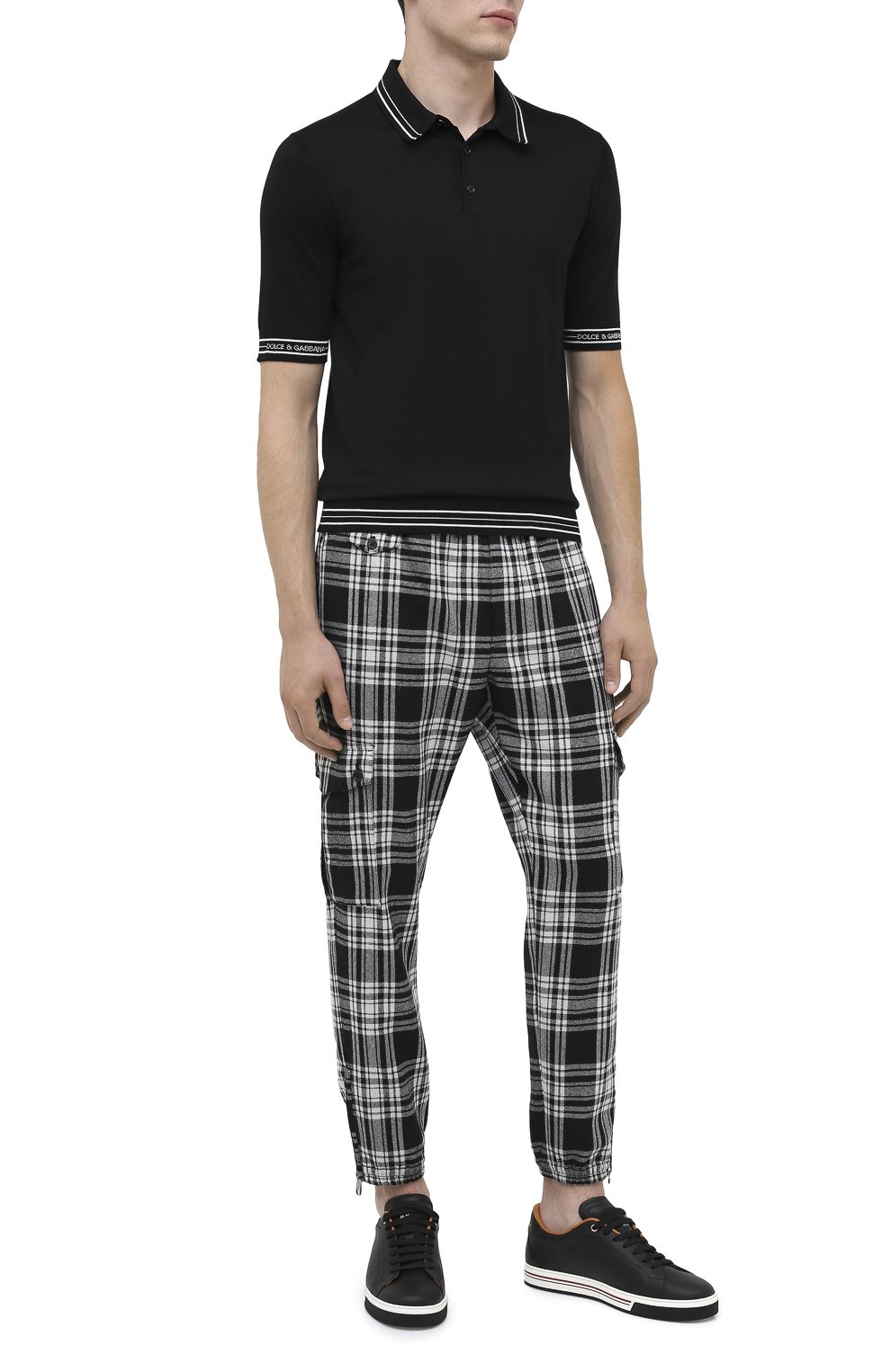 Шелковое поло DOLCE & GABBANA, арт. GXA45T/JASNJ, фото 2