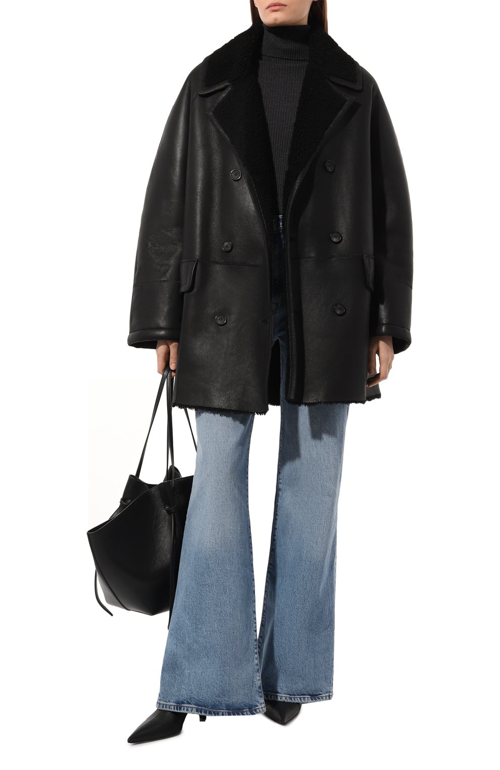 Двусторонняя дубленка LUDA NIKISHINA, арт. FC/ELLE/np-kr/black, фото 2