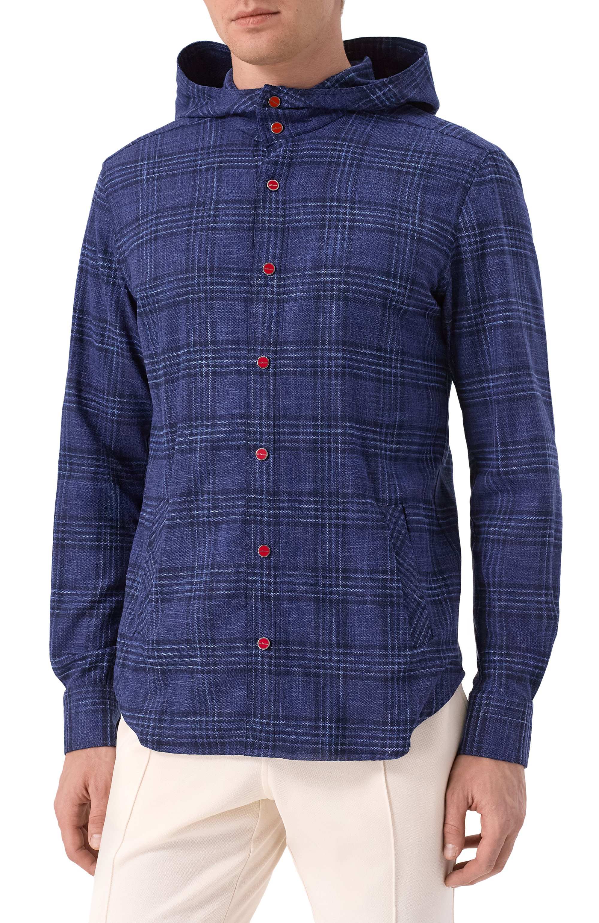 Рубашка из шерсти и шелка KITON, арт. UMCMARK0617E19, фото 3