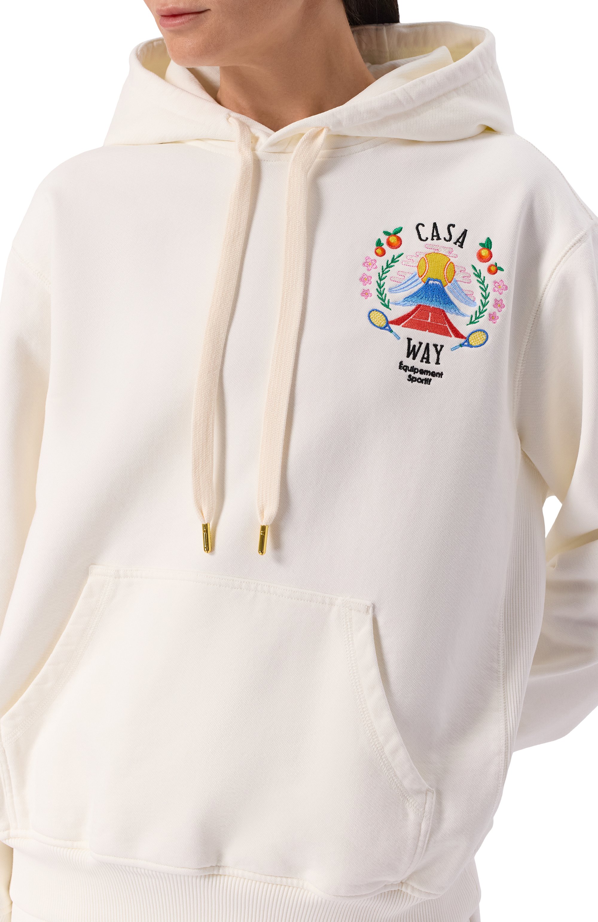 Хлопковое худи CASABLANCA, арт. WPF25-JTP-362-01, фото 5