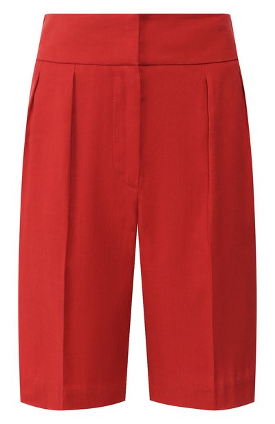 Женские шорты из смеси льна и хлопка BRUNELLO CUCINELLI, арт. MF591P7262
