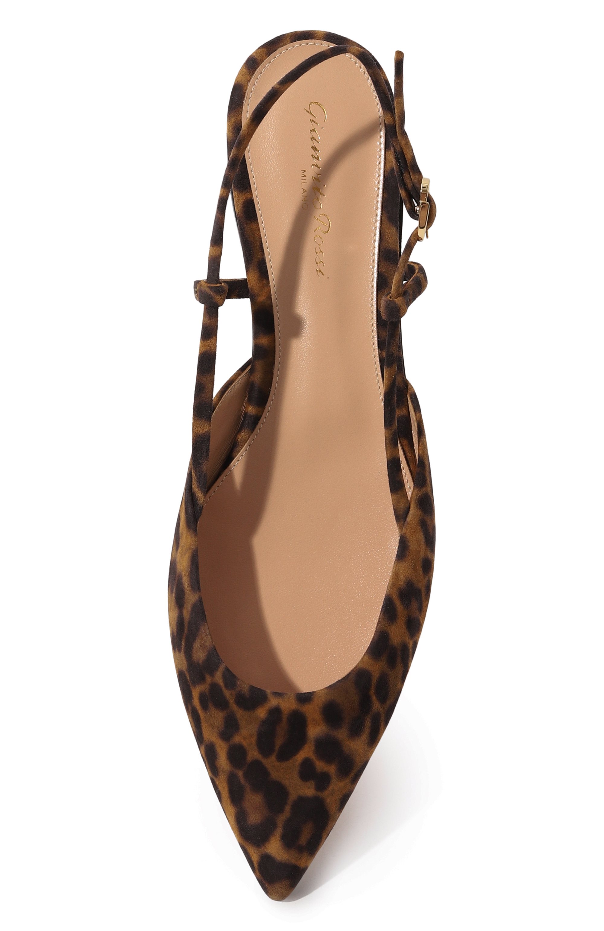 Замшевые балетки ascent GIANVITO ROSSI, арт. G95352.05CU0.CMDALLP, фото 6