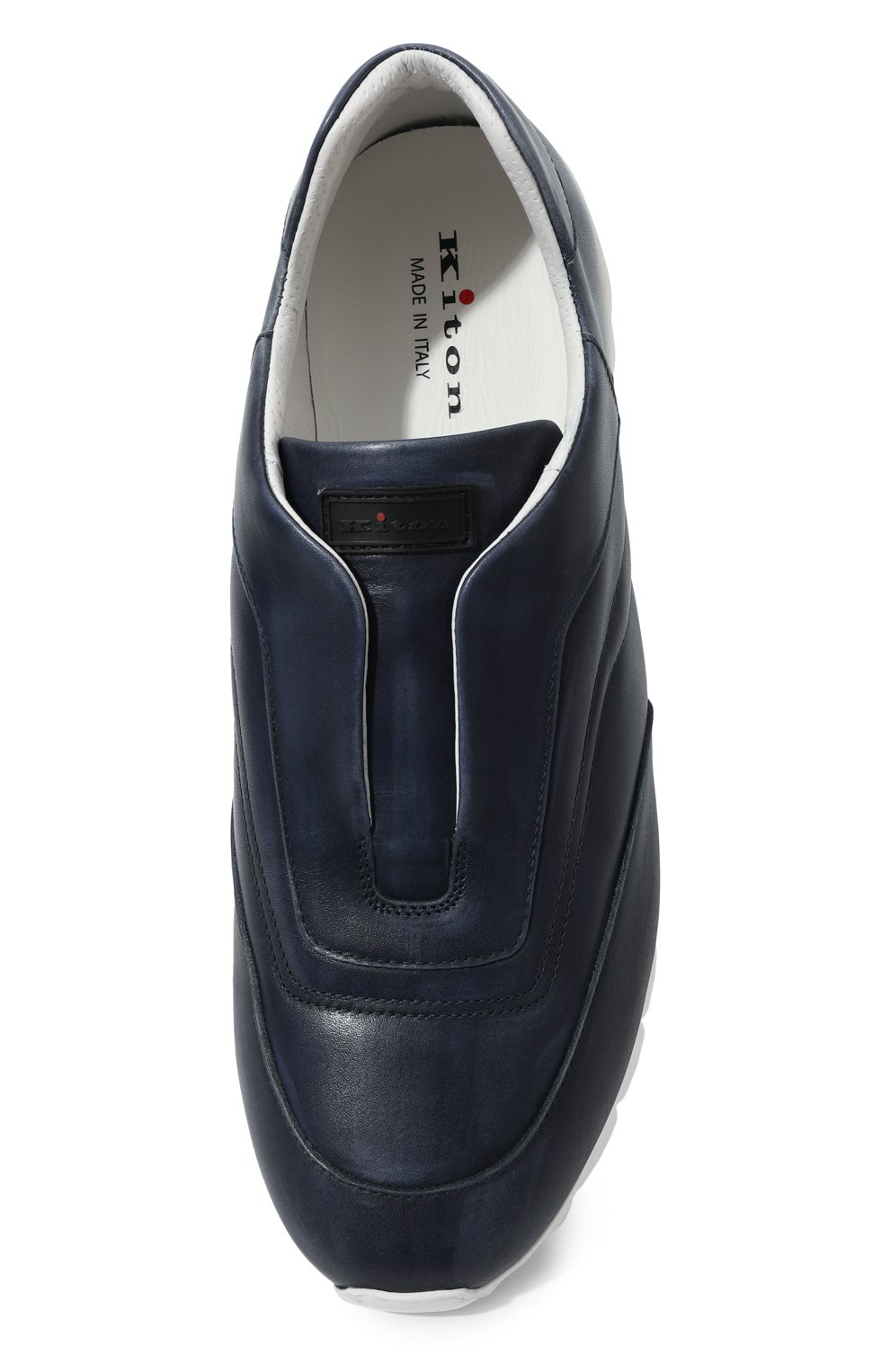 Кожаные кроссовки KITON, арт. USSFREWN00100, фото 6