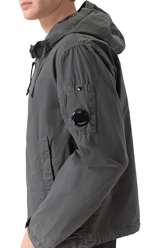 Хлопковая куртка C.P. Company 20CM0W075A/110324G Серый  20CM0W075A/110324G Фото 5