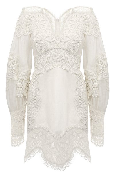 Женское платье изо льна и шелка ZIMMERMANN, арт. 3147DP0S