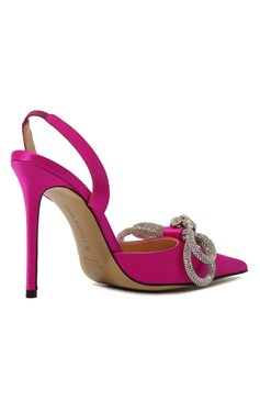 Текстильные туфли double bow 110 MACH & MACH, арт. PF23S0280CRP611 FUCHSIA, фото 5