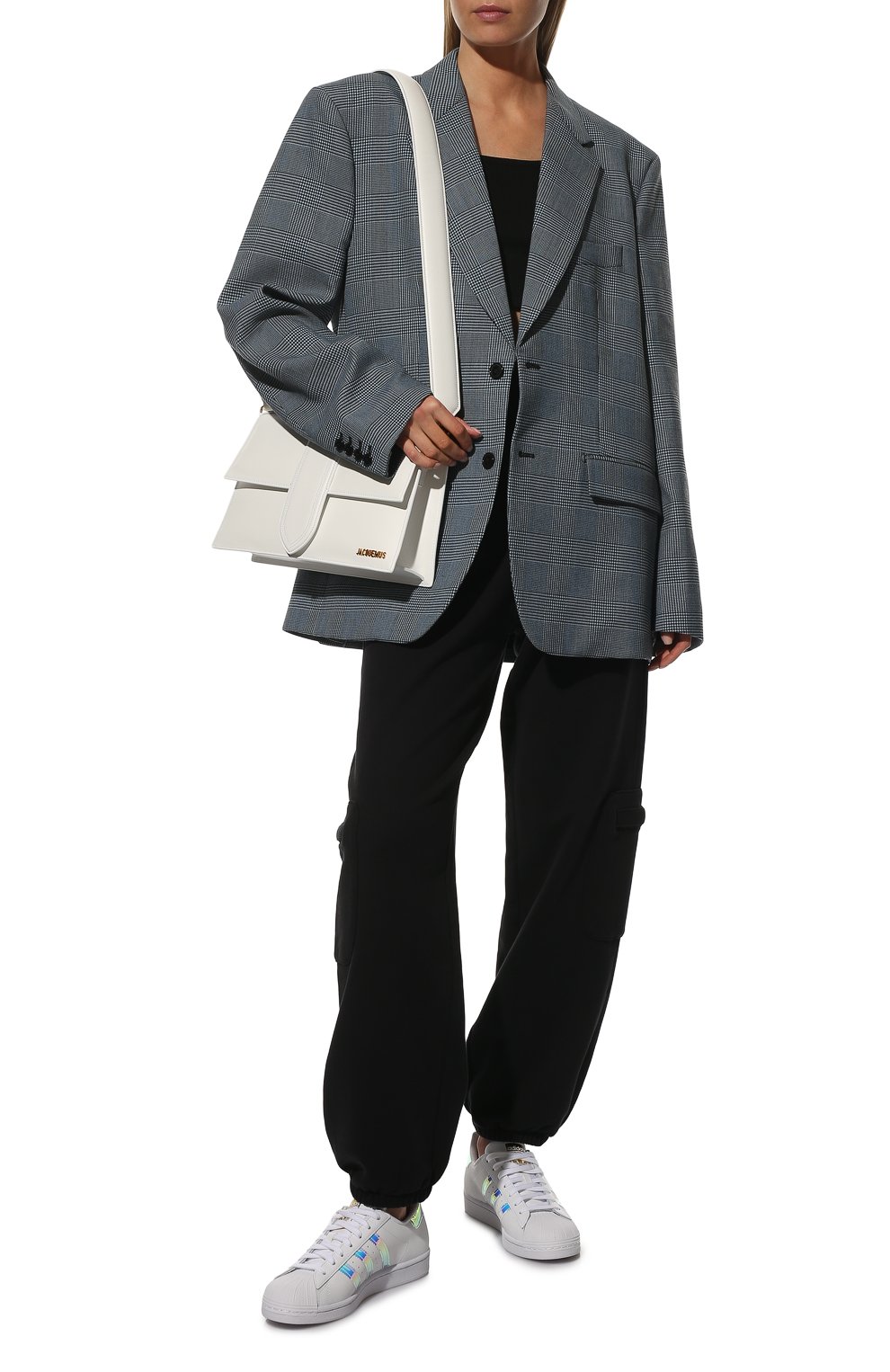 Комбинированные кеды superstar ADIDAS ORIGINALS, арт. FX7565, фото 2