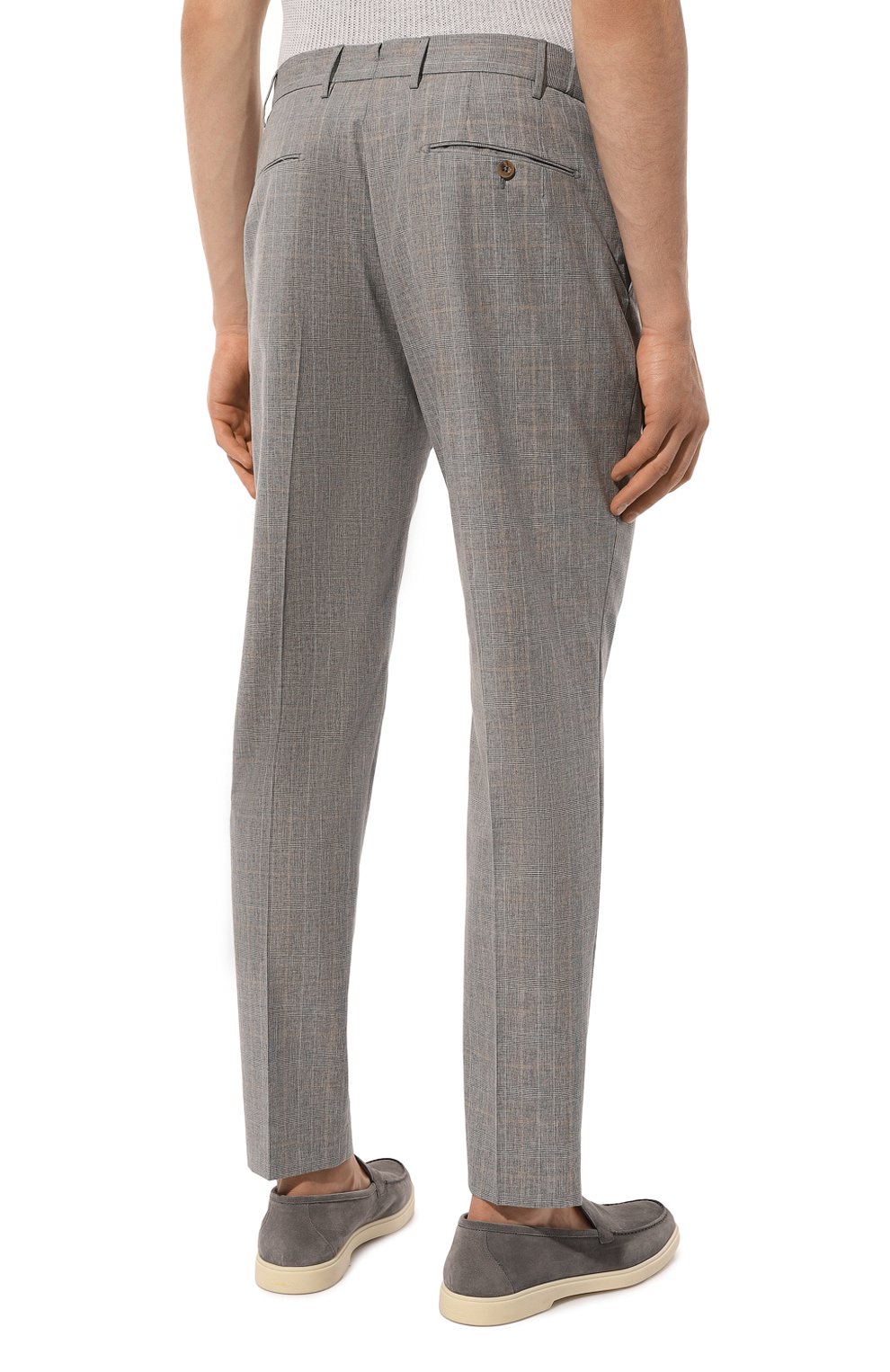 Брюки из шерсти и хлопка ANDREA CAMPAGNA, арт. GL0BE, фото 4