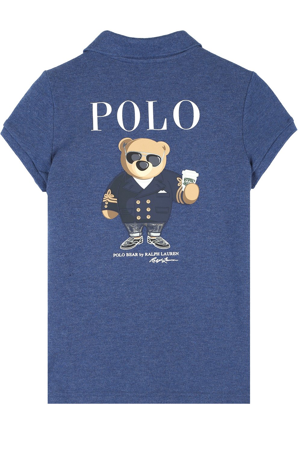 Хлопковое поло с принтом POLO RALPH LAUREN, арт. 313694731, фото 2