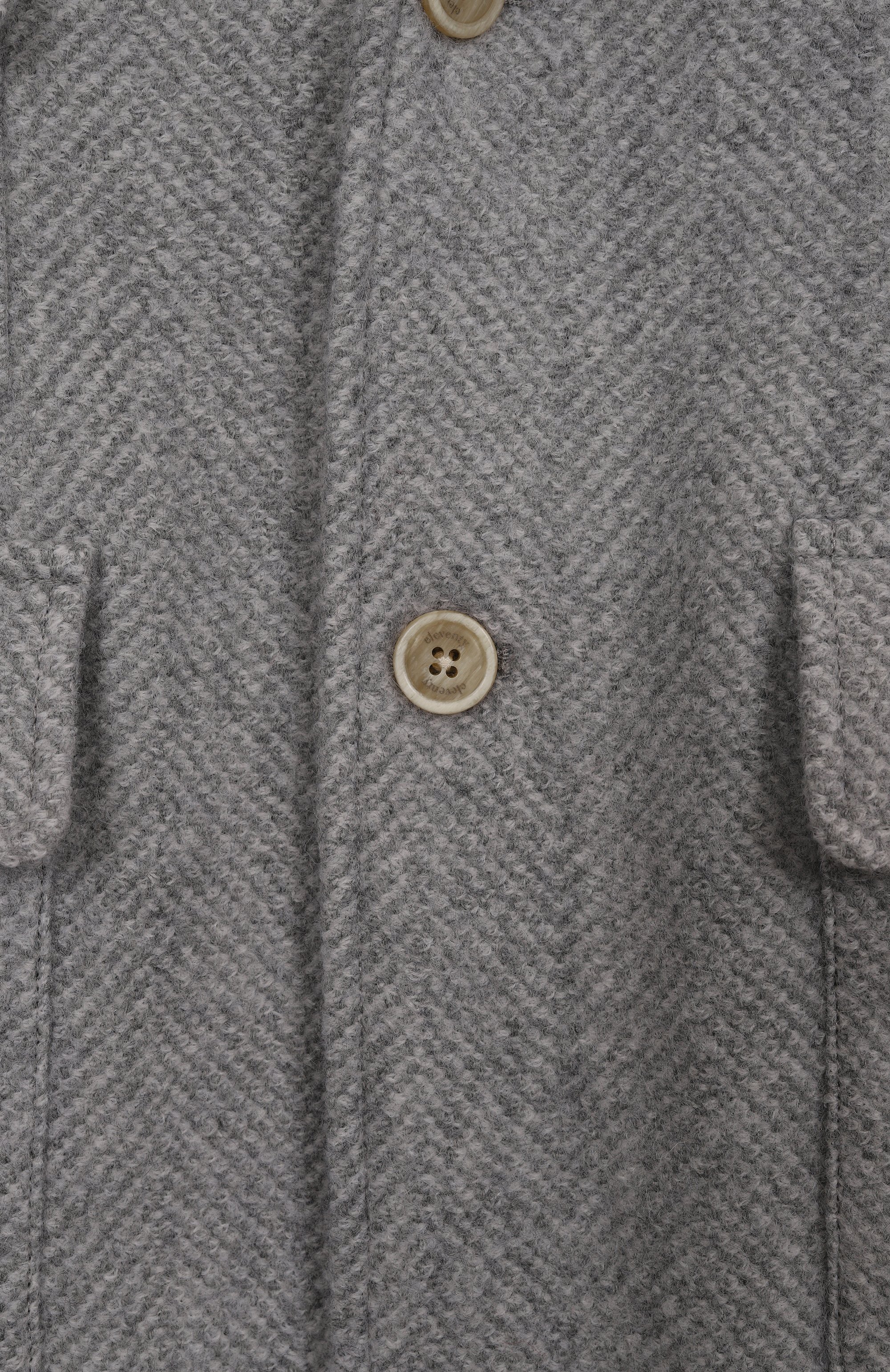 Шерстяное пальто ELEVENTY серого цвета по цене 65450 руб., арт. EX2P10/E0218/10-16, фото 3 Шерстяное пальто ELEVENTY, арт. EX2P10/E0218/10-16, фото 3