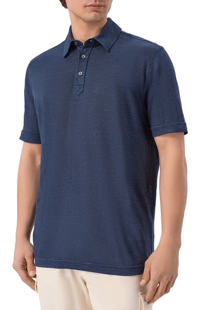 Льняное поло STEFANO RICCI, арт. K919510PCM/T26205, фото 3