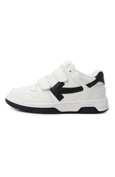 Комбинированные кеды out of office OFF-WHITE, арт. 0BIA008C99LEA002, фото 2