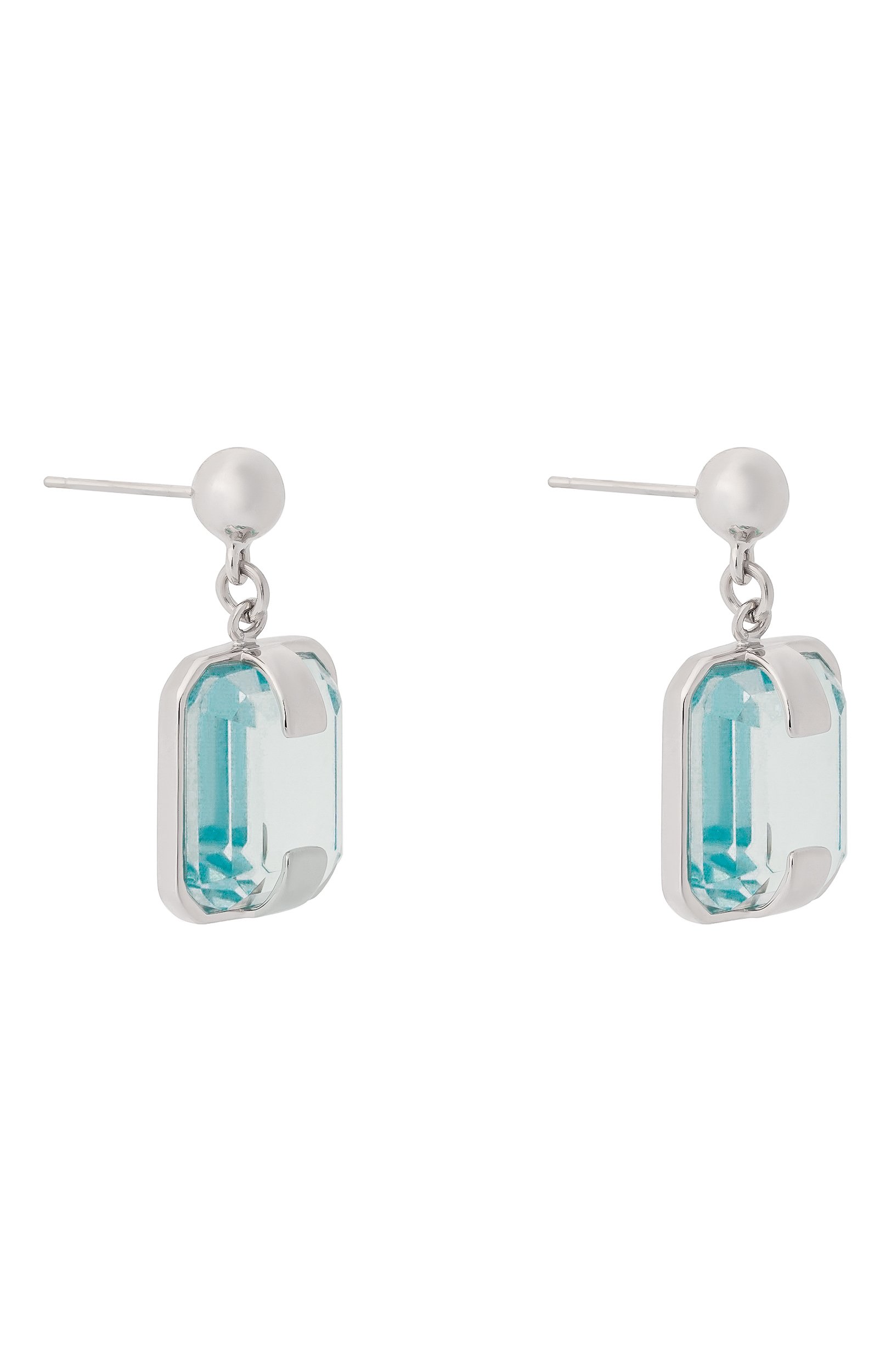 Серьги CRYSTALLINE JEWELLERY голубого цвета по цене 13090 руб., арт. 303, фото 3 Серьги CRYSTALLINE JEWELLERY, арт. 303, фото 3