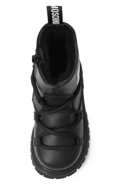 Кожаные ботинки MOSCHINO, арт. 81863/VAR2/19-26, фото 4