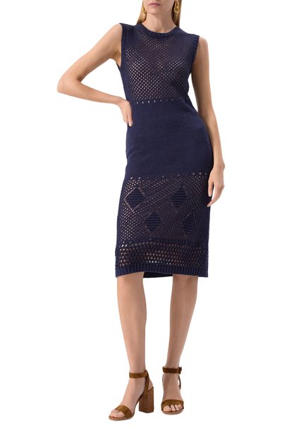 Платье из шелка и льна MVST, арт. 25E/X2P/0/AH04/7660, фото 3