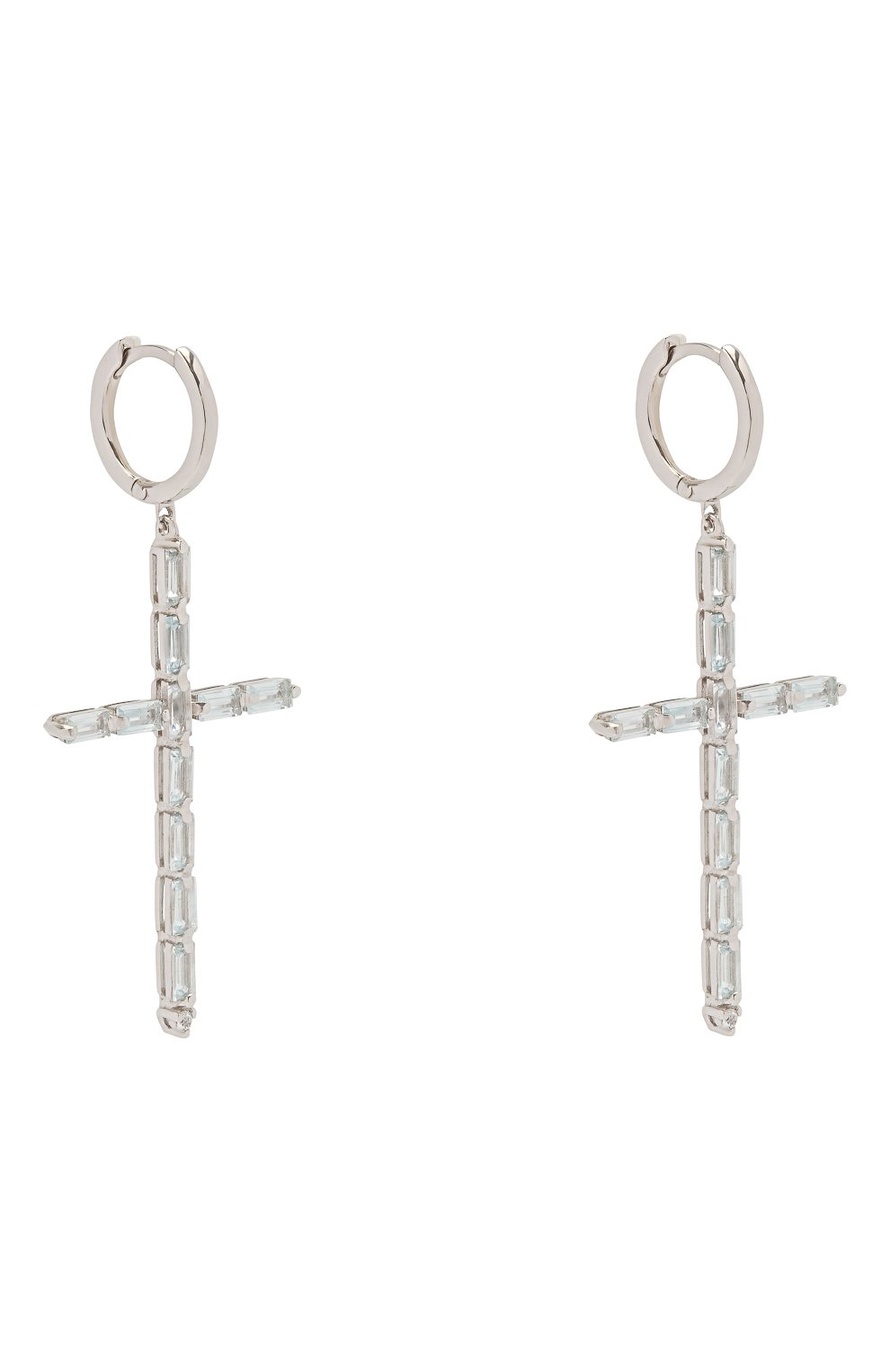 Серьги-кресты с голубым топазом MOONKA, арт. ec-erc-tpz, фото 3