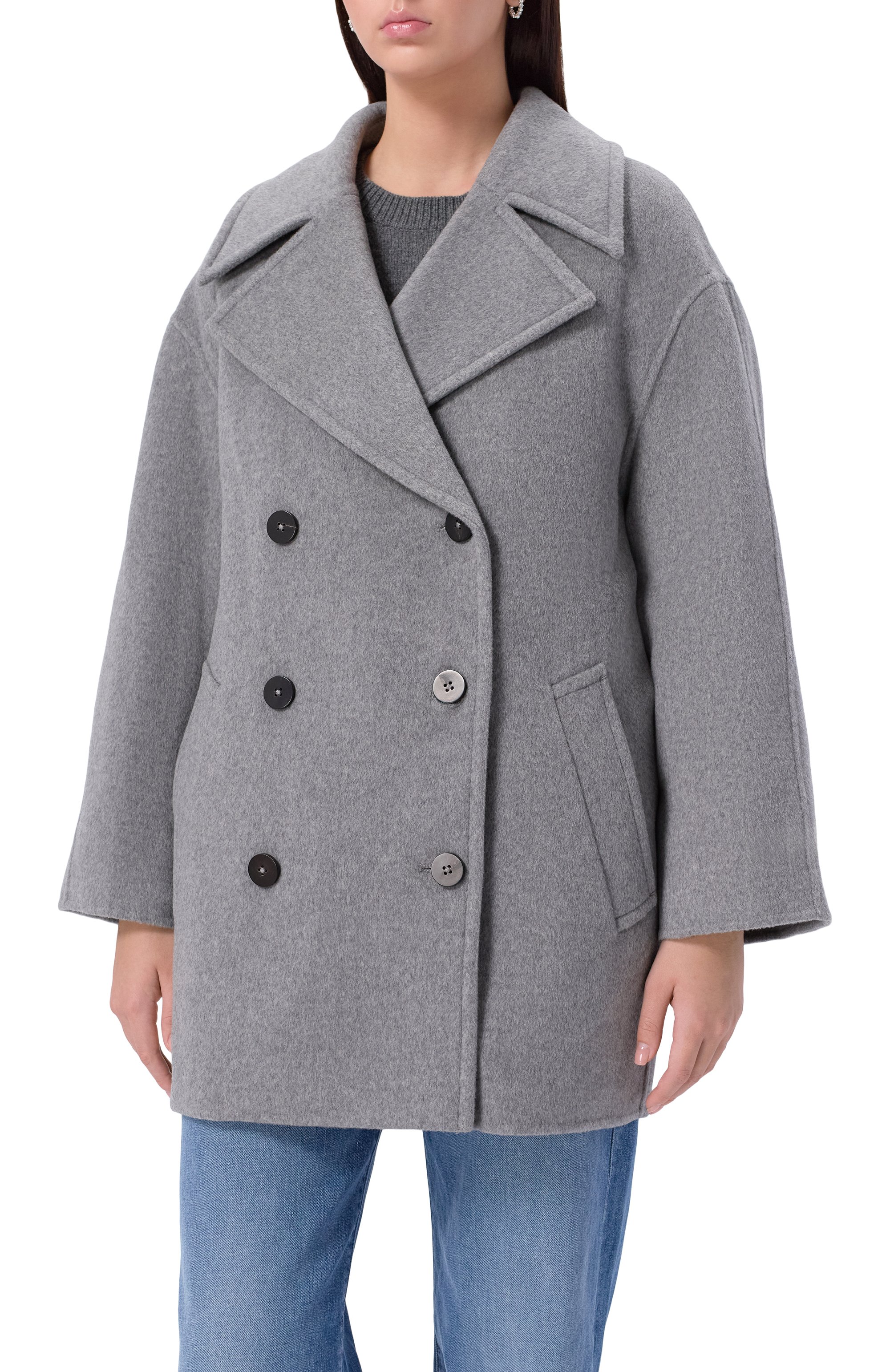 Полупальто из шерсти и шелка DUNO, арт. THEA/R0MA LARI, фото 3