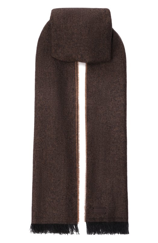Кашемировый шарф Canali 06/TF00314 Коричневый 06/TF00314