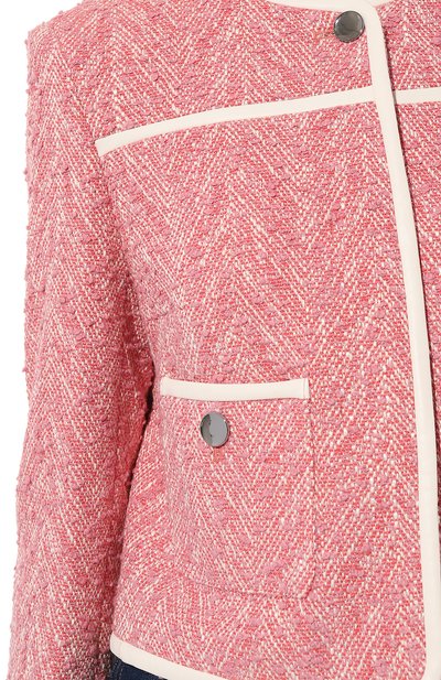 Жакет из хлопка и вискозы BOSS, арт. 50495705, фото 5