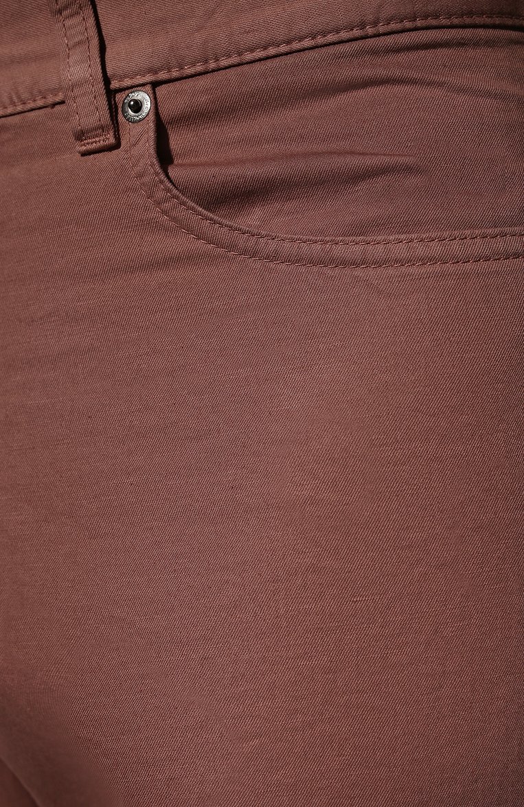 Брюки из хлопка и льна ZEGNA, арт. UZI37/GAN, фото 5